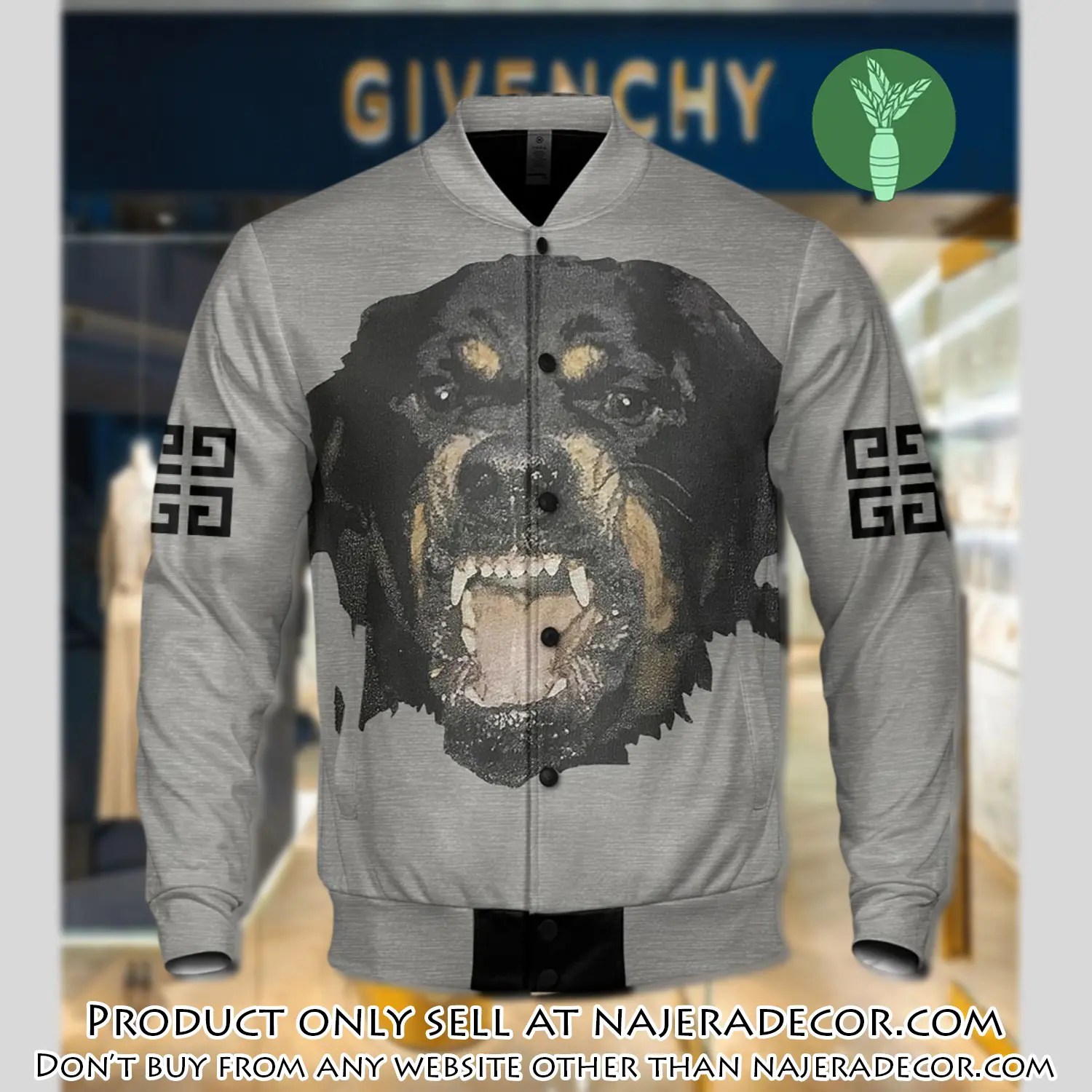 Luxury givenchy varsity premium baseball jacket bjv1050 njr3337485